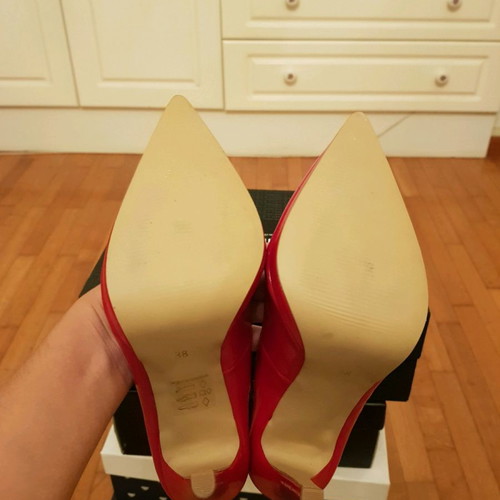 Envie Shoes red patent leather pumps new size 38