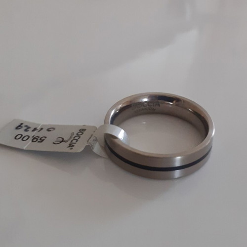 Boccia Titanium men's ring wedding band new, pure titanium