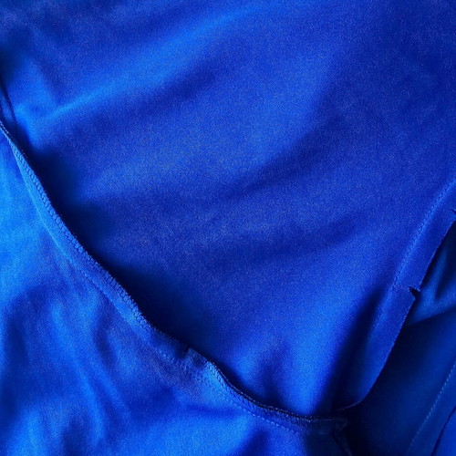Vintage dress used, blue, size 40, 1980s