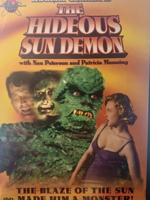 The Hideous Sun Demon DVD new, horror sci fi movie without subtitles