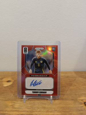 2026 Panini Prizm World Cup Tommy Conway Auto Penmanship Red RC /49