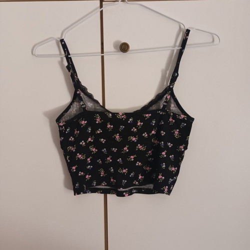 Tally Weijl floral top with adjustable straps like new
