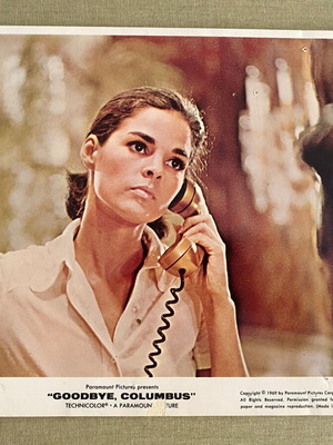Goodbye, Columbus 1969 lobby card with Savvas Films stamp