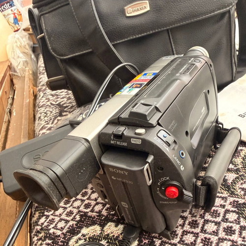 Sony Retro Camera used with leather Delsey bag