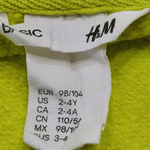 H&M Kids Hoodie Cardigan like new, light green, ages 2-4