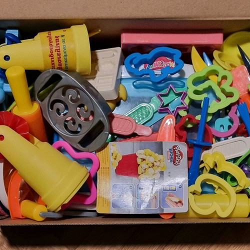 Play Doh molds and tools used, animals, sweets, shapes, Toy Story