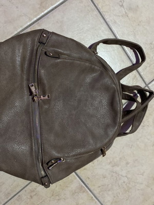 Brown backpack