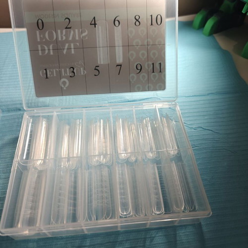 Nail products new, set with gels and nail forms