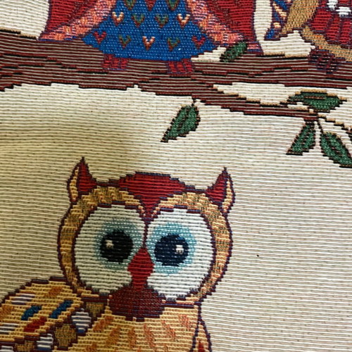 Pillowcases with owls and bag new, set of 2 pieces