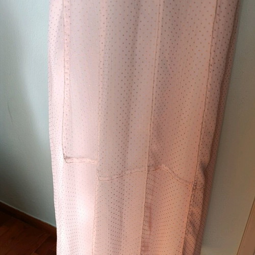 Mint & Berry airy short-sleeve long dress like new, pink