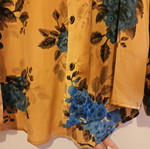Πουκάμισο Zara floral σαν καινούργιο, μέγεθος XS, κίτρινο με μπλε σχέδιο