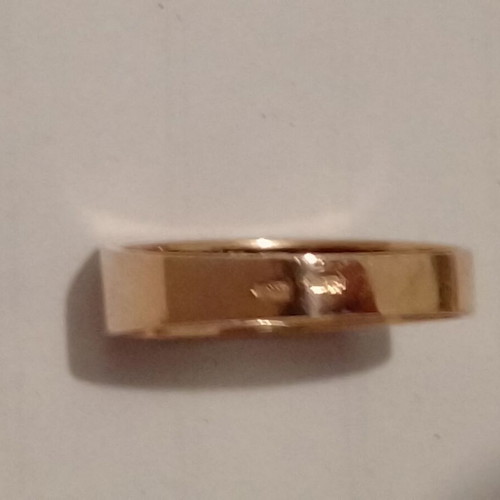 Men's ring 14K Russian gold with natural diamonds like new