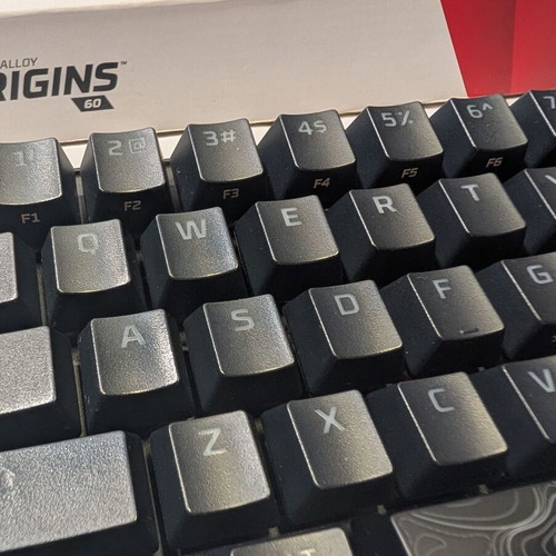 HyperX Alloy Origins 60 Gaming mechanical keyboard 60% used with HyperX Red switches and RGB lighting