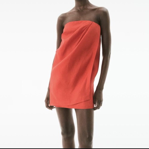 sand linen dress Roade Arnela Sand Linen Wrap Dress Organic Clothing Spain – The Fairnest