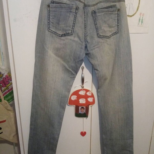 TALLY WEiJL jeans used, size XL-42 (14), blue