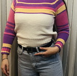 Colorful warm sweater