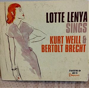LOTTE LENYA SINGS KURT WELL & BERTOLT BRECHT CD