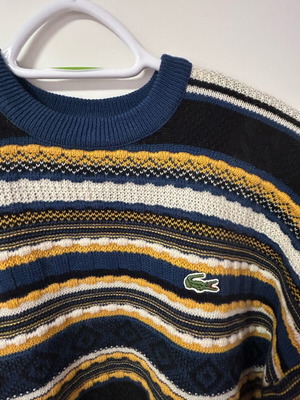 Lacost sweater used, multicolor, size L