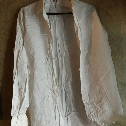 Women's white M. Karalis shirt size L like new, retro