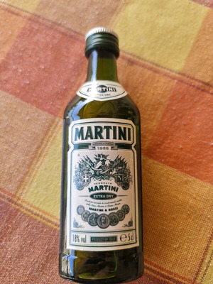 Συλλεκτική μινιατούρα Martini Extra Dry 5cl σαν καινούργια