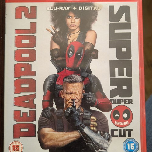 Deadpool 2 Super Cut Blu-Ray 2 Disc like new with subtitles