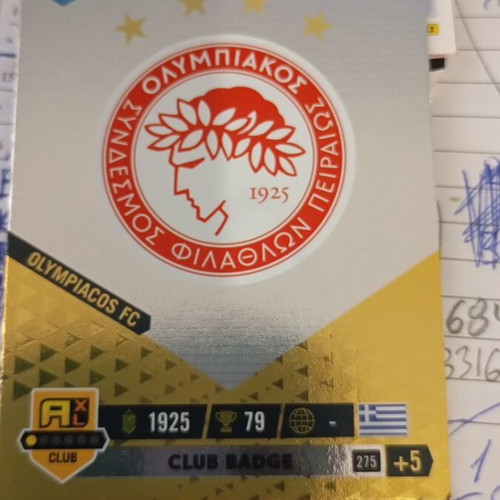 Olympiacos cards lot like new, authentic