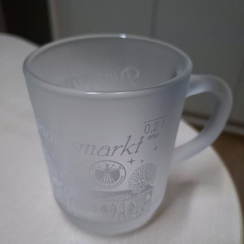 Nürnberger Christkindlesmarkt mug-glass like new