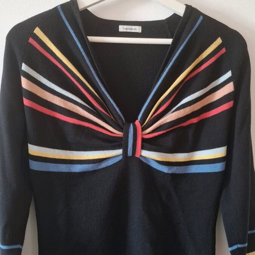 Cacharel wool knit black like new, size S