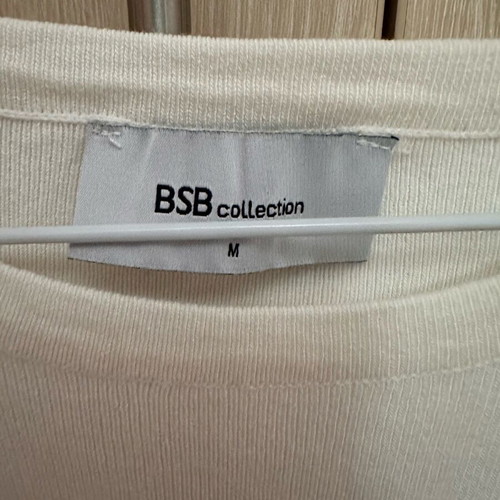 Bsb medium with transparent sleeves, like new, white