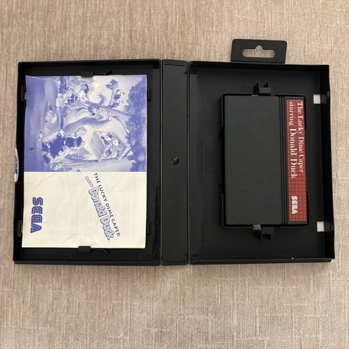 Donald Duck Lucky Dime Caper SEGA Master System PAL English used complete