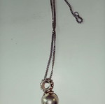 Silver 925 Necklace with Solid Pomegranate Motif by Άπεφθον