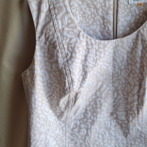 Calvin Klein Embossed Jacquard Mini Dress XL XXL, ecru