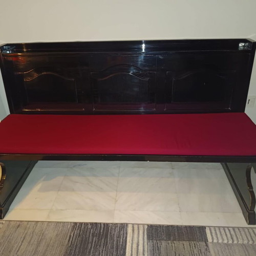 Monastic style kitchen bench used with 3 chairs gift