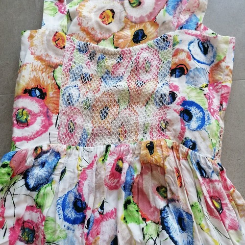 Floral dress like new, colorful, size S