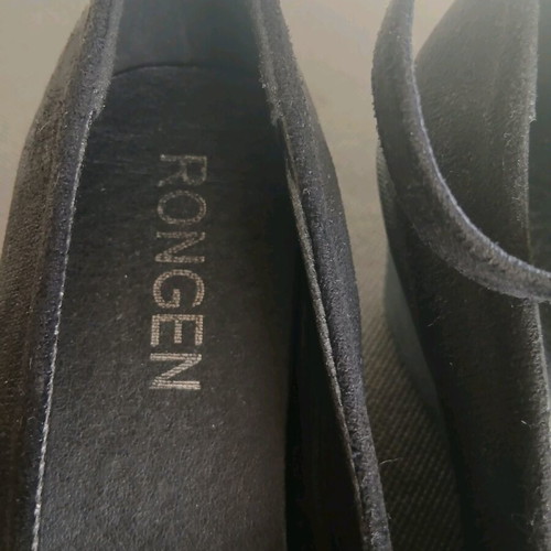 Rongen casual women's platform shoes size 37 like new, black