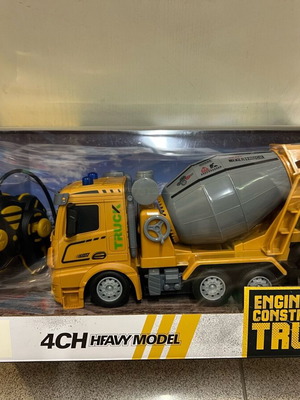 Remote Control Concrete Mixer 1:32 new with light 38x19x14 cm
