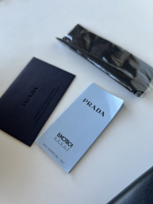 Prada sunglasses, black, new
