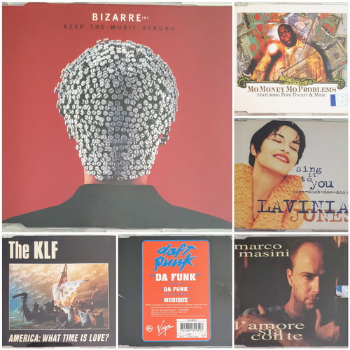 CD singles new, pack of 6