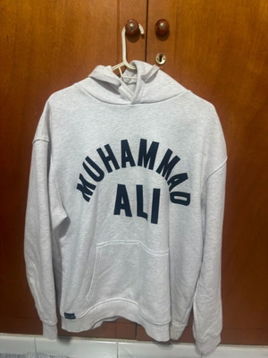 Zara Muhammad Ali men's sweatshirt used XL white