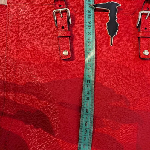 Trussardi Tote bag like new, red shoulder bag