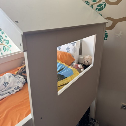 Children's bed with integrated desk, Jysk