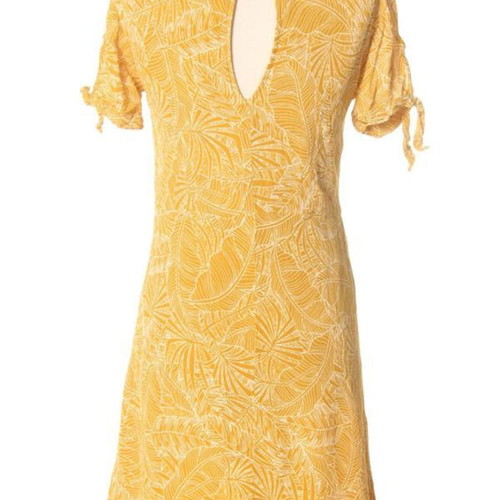 Amichi Mini Dress Medium 38 10 New Mustard Color