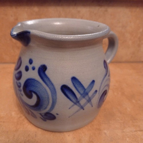 Ceramic jug used with design