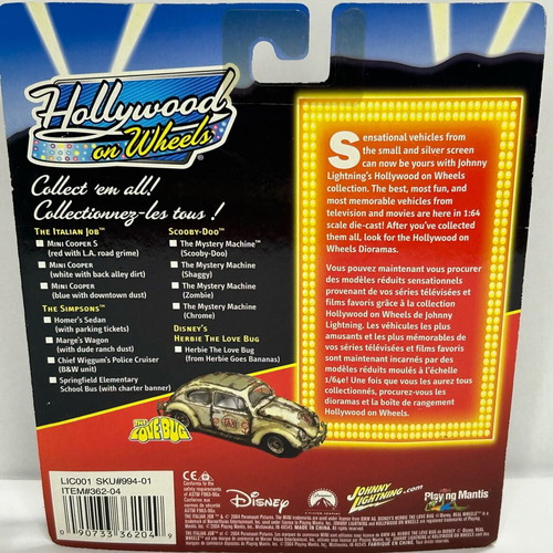 Johnny Lightning 2004 The Italian Job Mini Cooper Blue new