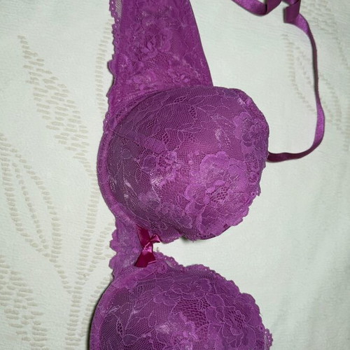H&M lace women's bra 85C fuchsia