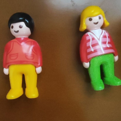 Playmobil figures like new, boy and girl without packaging