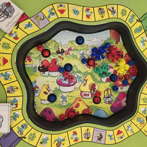 The Smurfs Board Game used, full set