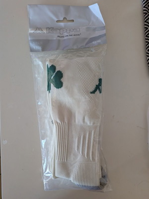 Kappa Panathinaikos Football Socks new, size 42-46, white with green