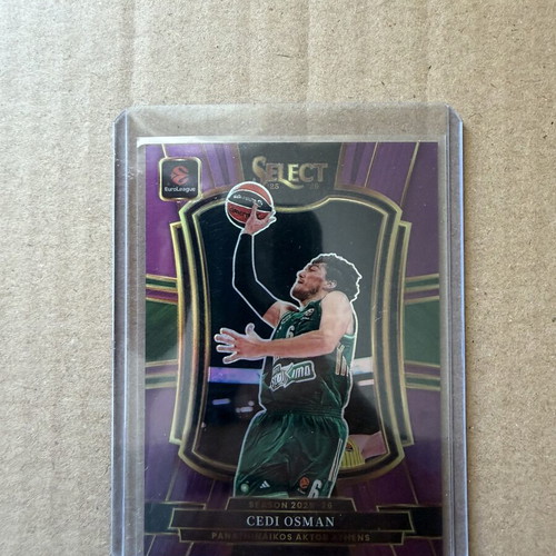 Panini Select EuroLeague Premier Level Cedi Osman card like new, Panathinaikos