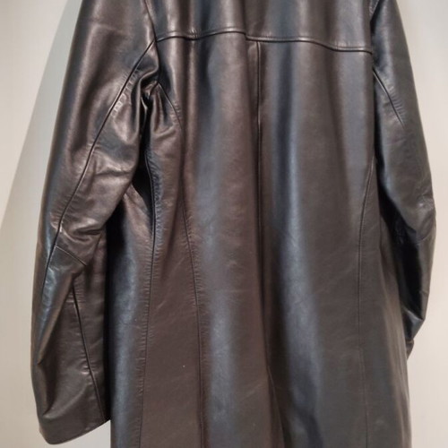 Harley Davidson leather coat like new, black